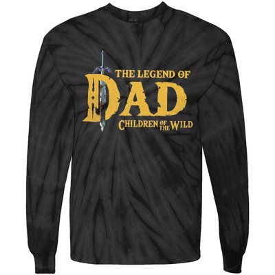 The Legend Of Dad Children Of The Wild Tie-Dye Long Sleeve Shirt