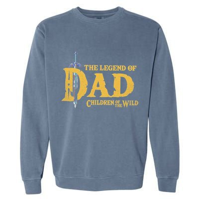 The Legend Of Dad Children Of The Wild Garment-Dyed Sweatshirt