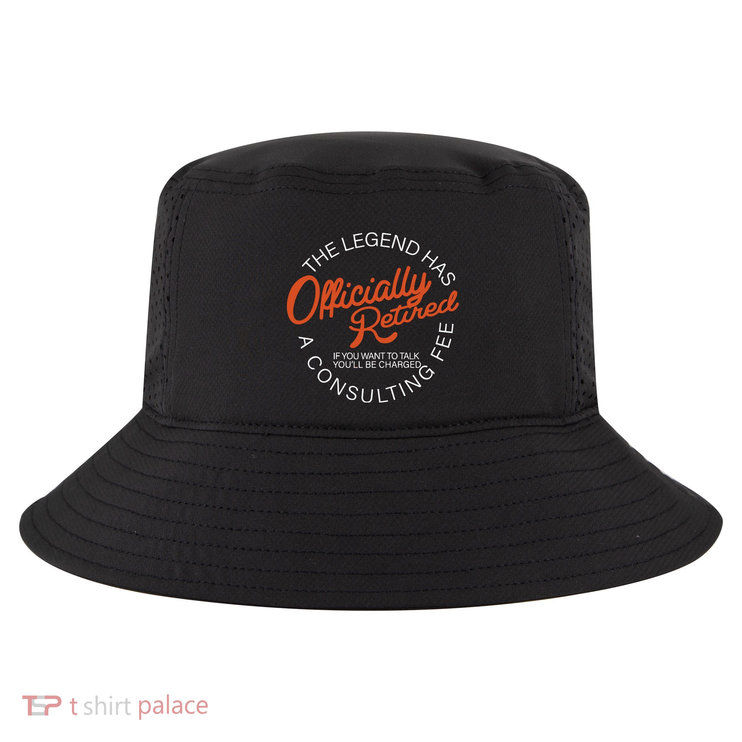 The Legend Officially Retired Cool Comfort Performance Bucket Hat