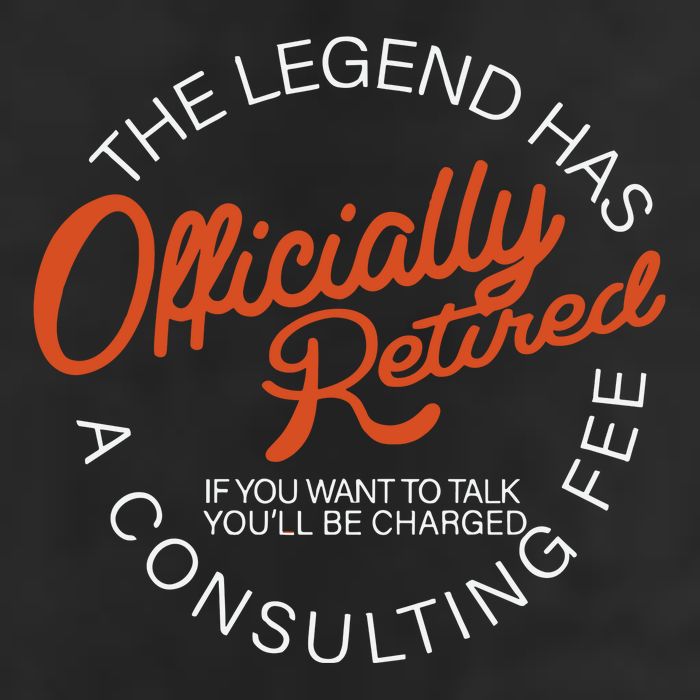 The Legend Officially Retired 25L Jumbo Tote