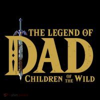 The Legend Of Dad Children Of The Wild Drawstring Bag