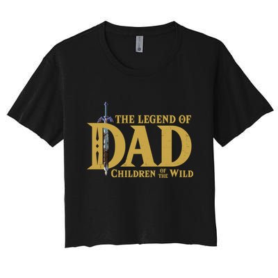 The Legend Of Dad Children Of The Wild Crop Top
