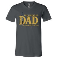 The Legend Of Dad Children Of The Wild V-Neck T-Shirt