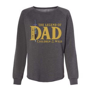 The Legend Of Dad Children Of The Wild Womens California Wash Sweatshirt