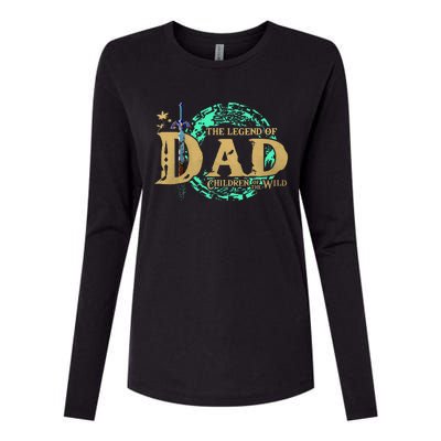 The Legend Of Dad Children Of The Wild Womens Cotton Relaxed Long Sleeve T-Shirt