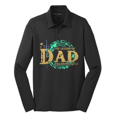 The Legend Of Dad Children Of The Wild Silk Touch Performance Long Sleeve Polo