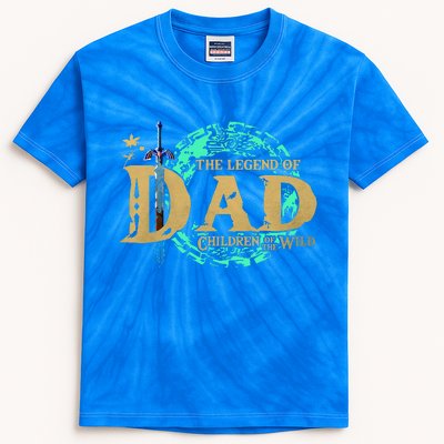 The Legend Of Dad Children Of The Wild Kids Tie-Dye T-Shirt