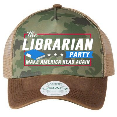 The Librarian Party: Make America Read Again Legacy Tie Dye Trucker Hat