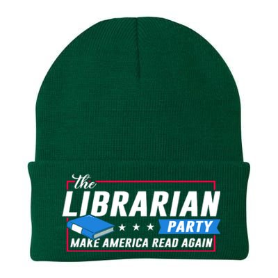 The Librarian Party: Make America Read Again Knit Cap Winter Beanie