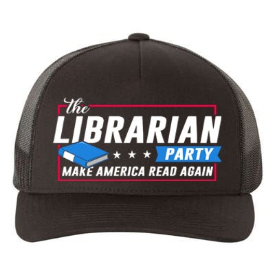 The Librarian Party: Make America Read Again Yupoong Adult 5-Panel Trucker Hat