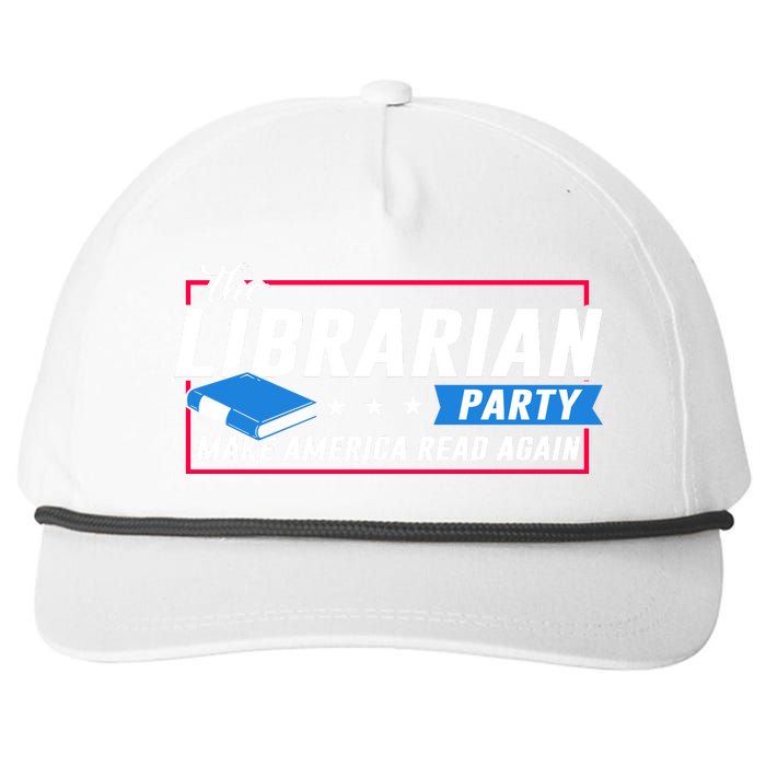 The Librarian Party: Make America Read Again Snapback Five-Panel Rope Hat