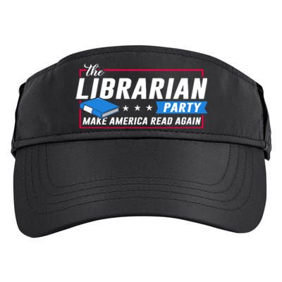 The Librarian Party: Make America Read Again Adult Drive Performance Visor