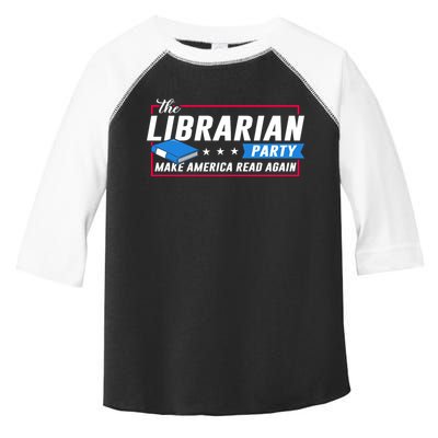 The Librarian Party: Make America Read Again Toddler Fine Jersey T-Shirt