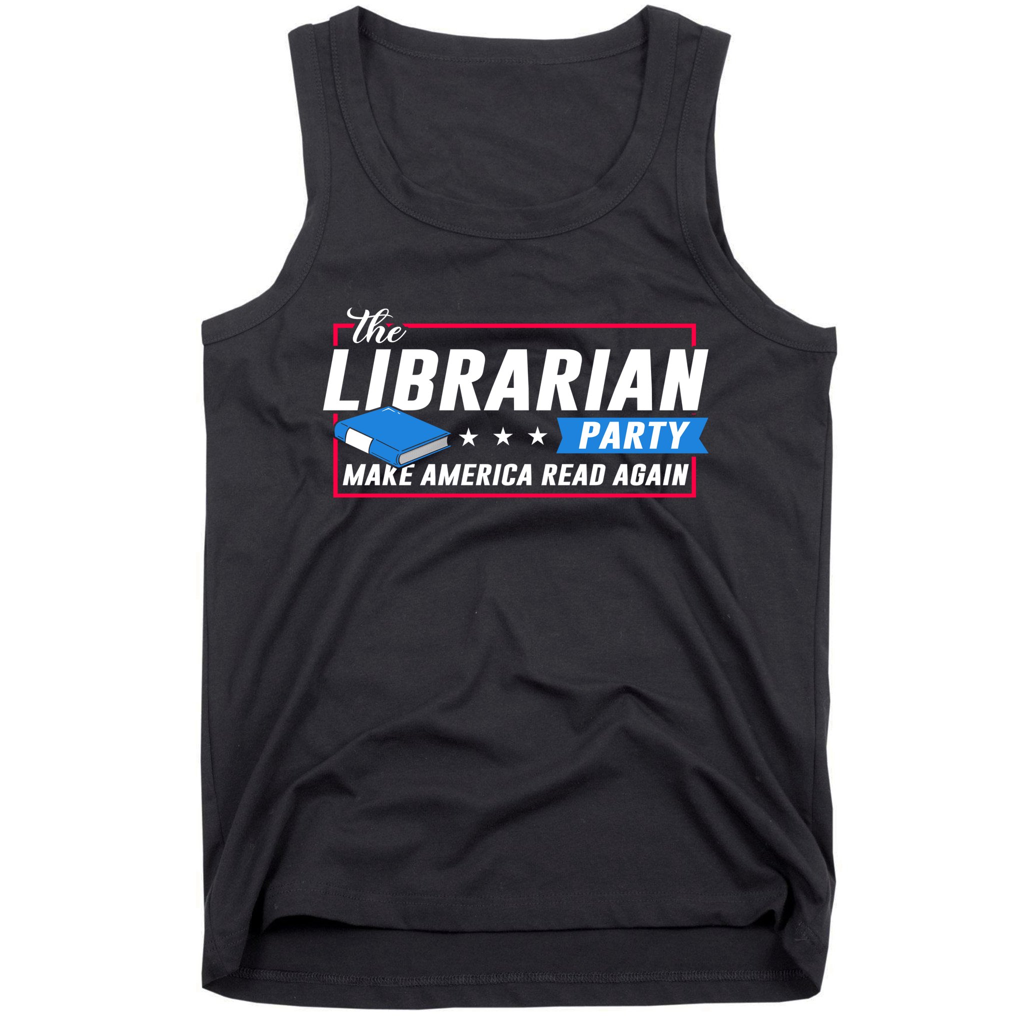 The Librarian Party: Make America Read Again Tank Top