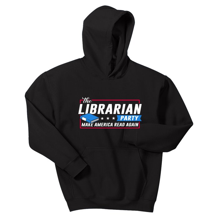 The Librarian Party: Make America Read Again Kids Hoodie