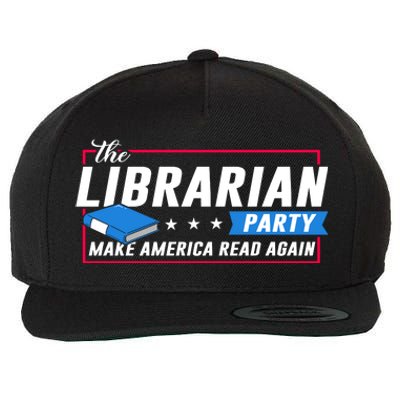 The Librarian Party: Make America Read Again Wool Snapback Cap