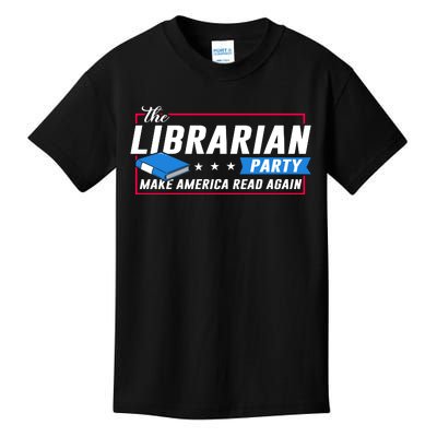 The Librarian Party: Make America Read Again Kids T-Shirt