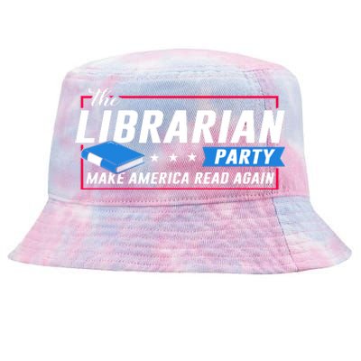 The Librarian Party: Make America Read Again Tie-Dyed Bucket Hat