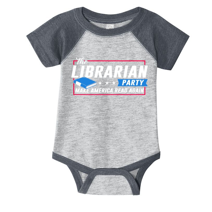 The Librarian Party: Make America Read Again Infant Baby Jersey Bodysuit