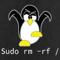 Tux Linux Penguin Sudo Rm Rf Programmer Developer Hacker Cool Comfort Performance Bucket Hat