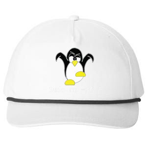 Tux Linux Penguin Sudo Rm Rf Programmer Developer Hacker Snapback Five-Panel Rope Hat