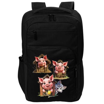 Three Little Pigs - Costume For   Adults Women Impact Tech Backpack