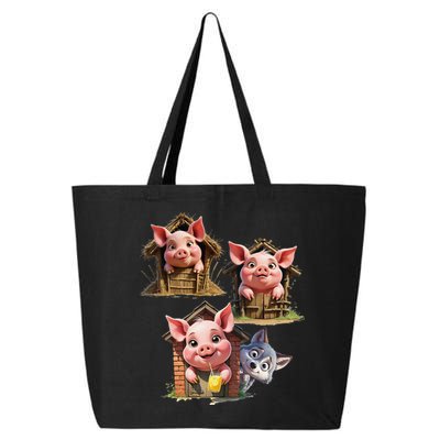 Three Little Pigs - Costume For   Adults Women 25L Jumbo Tote