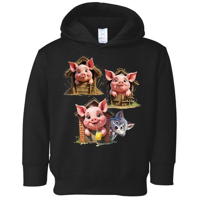 Three Little Pigs - Costume For   Adults Women Toddler Hoodie