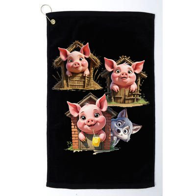 Three Little Pigs - Costume For   Adults Women Golf Towel