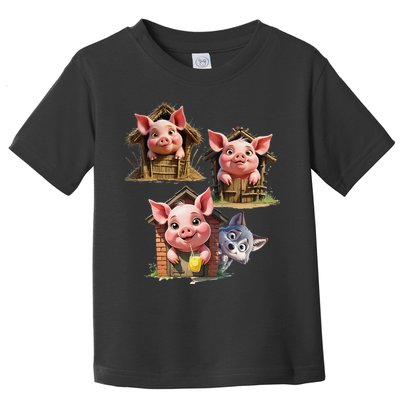 Three Little Pigs - Costume For   Adults Women Toddler T-Shirt