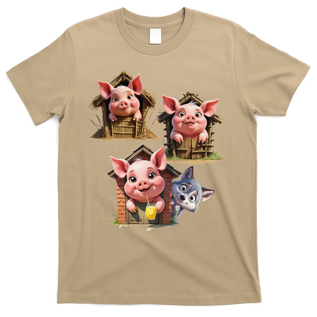 Three Little Pigs - Costume For   Adults Women T-Shirt