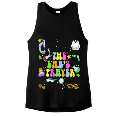 The Labs Prayer Lab Week 2025 Laboratory MLS MLT Scientist Gift Ladies PosiCharge Tri-Blend Wicking Tank