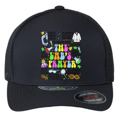 The Labs Prayer Lab Week 2025 Laboratory MLS MLT Scientist Gift Flexfit Unipanel Trucker Cap