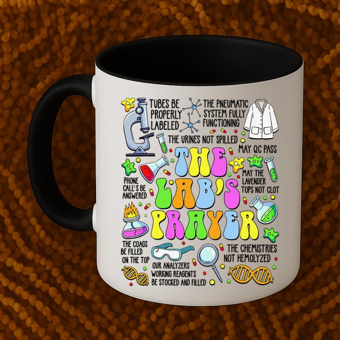The Labs Prayer Lab Week 2025 Laboratory MLS MLT Scientist Gift Mug