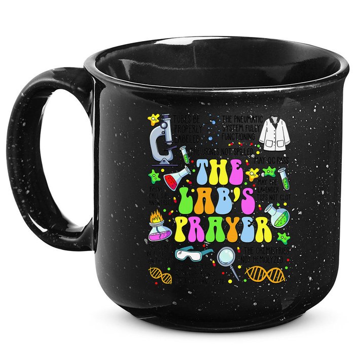 The Labs Prayer Lab Week 2025 Laboratory MLS MLT Scientist Gift 15oz Campfire Ceramic Mug