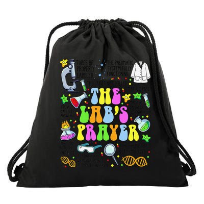 The Labs Prayer Lab Week 2025 Laboratory MLS MLT Scientist Gift Drawstring Bag