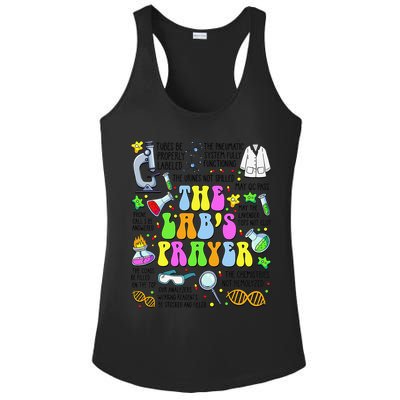 The Labs Prayer Lab Week 2025 Laboratory MLS MLT Scientist Gift Ladies PosiCharge Competitor Racerback Tank