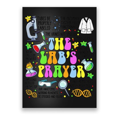 The Labs Prayer Lab Week 2025 Laboratory MLS MLT Scientist Gift Poster