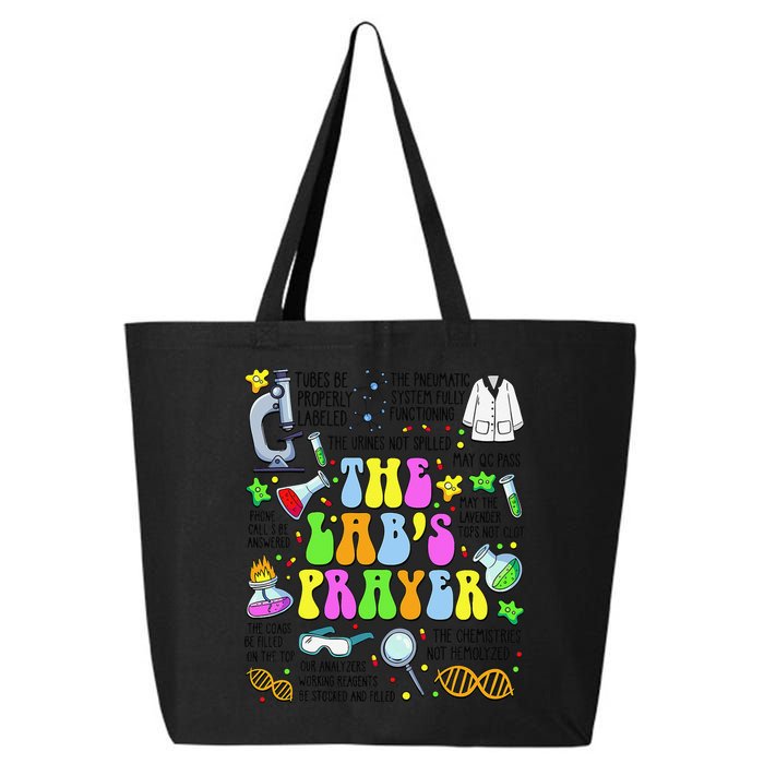 The Labs Prayer Lab Week 2025 Laboratory MLS MLT Scientist Gift 25L Jumbo Tote