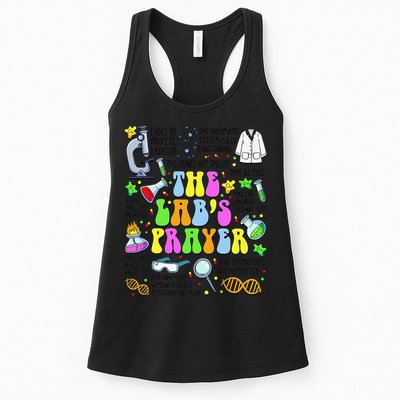 The Labs Prayer Lab Week 2025 Laboratory MLS MLT Scientist Gift Womens Tank Top
