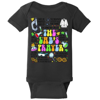 The Labs Prayer Lab Week 2025 Laboratory MLS MLT Scientist Gift Baby Bodysuit
