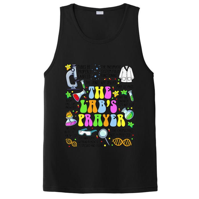 The Labs Prayer Lab Week 2025 Laboratory MLS MLT Scientist Gift PosiCharge Competitor Tank