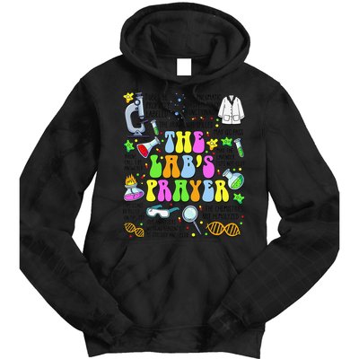 The Labs Prayer Lab Week 2025 Laboratory MLS MLT Scientist Gift Tie Dye Hoodie