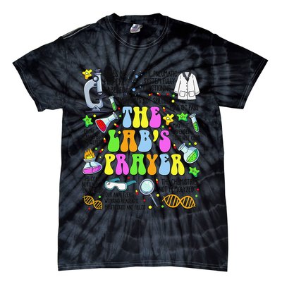 The Labs Prayer Lab Week 2025 Laboratory MLS MLT Scientist Gift Tie-Dye T-Shirt