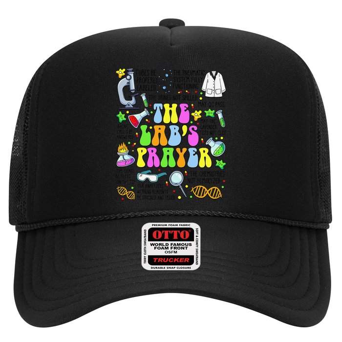 The Labs Prayer Lab Week 2025 Laboratory MLS MLT Scientist Gift Trucker Hat