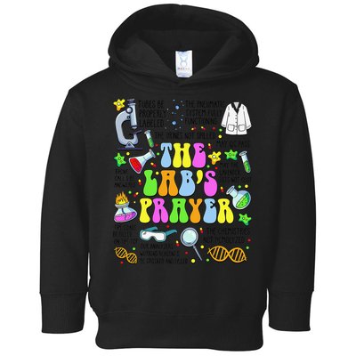 The Labs Prayer Lab Week 2025 Laboratory MLS MLT Scientist Gift Toddler Hoodie