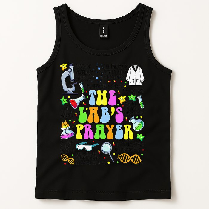 The Labs Prayer Lab Week 2025 Laboratory MLS MLT Scientist Gift Tank Top