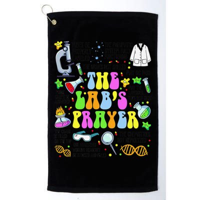 The Labs Prayer Lab Week 2025 Laboratory MLS MLT Scientist Gift Golf Towel