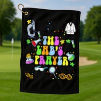 The Labs Prayer Lab Week 2025 Laboratory MLS MLT Scientist Gift Golf Towel