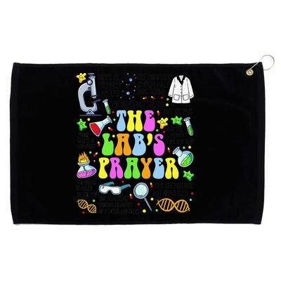 The Labs Prayer Lab Week 2025 Laboratory MLS MLT Scientist Gift Grommeted Golf Towel
